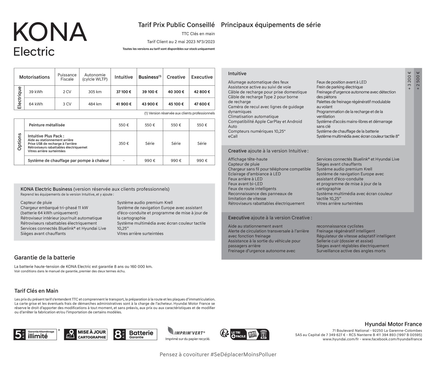 Catalogue Hyundai KONA Electric, page 00027