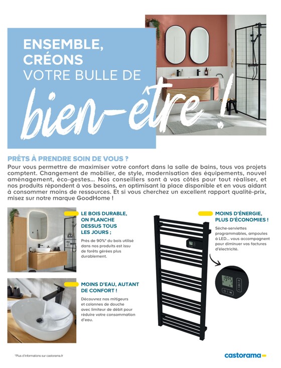 Catalogue Castorama à Nice | MIEUX VIVRE dans sa salle de bains | 12/05/2023 - 30/09/2023