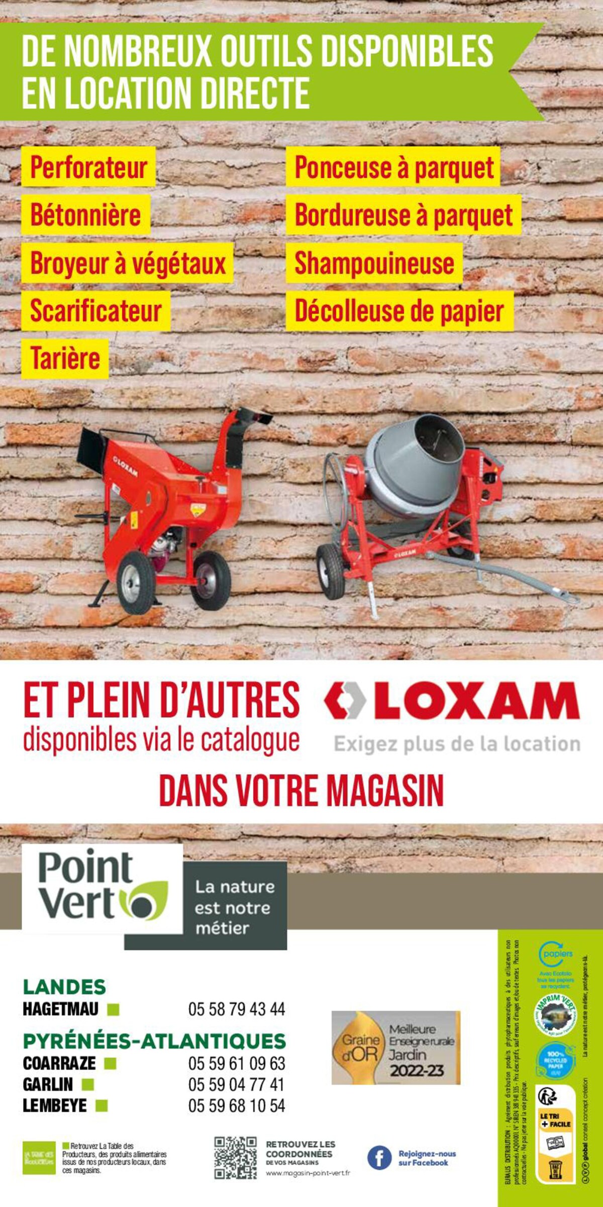 Catalogue Flyer partenariat LOXAM - Euralis Point Vert, page 00002