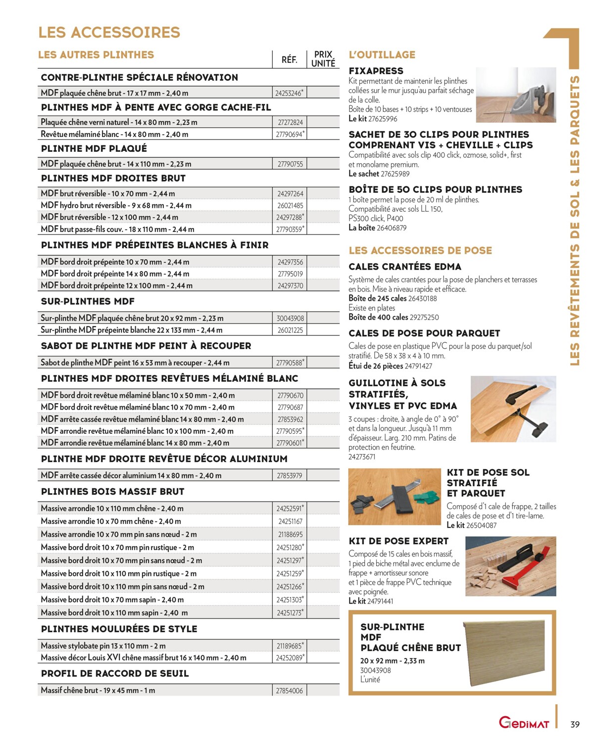 Catalogue SOLS & MURS INTERIEURS , page 00039