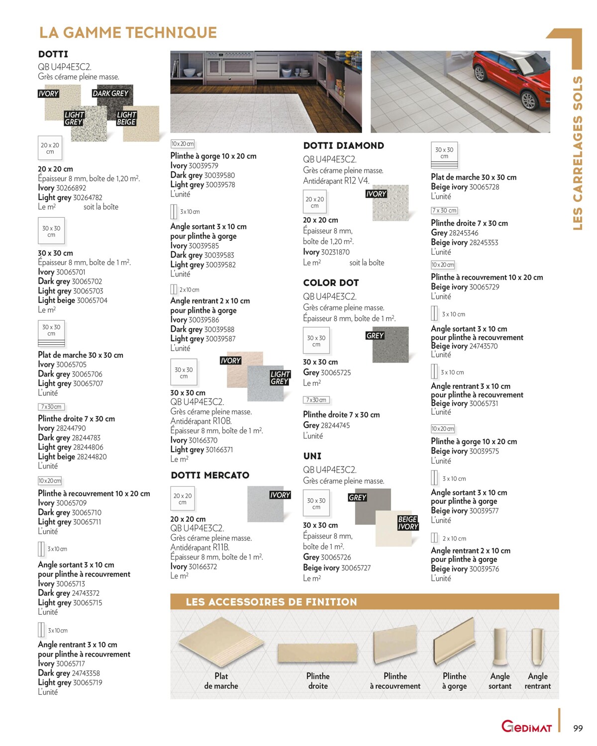 Catalogue SOLS & MURS INTERIEURS , page 00099