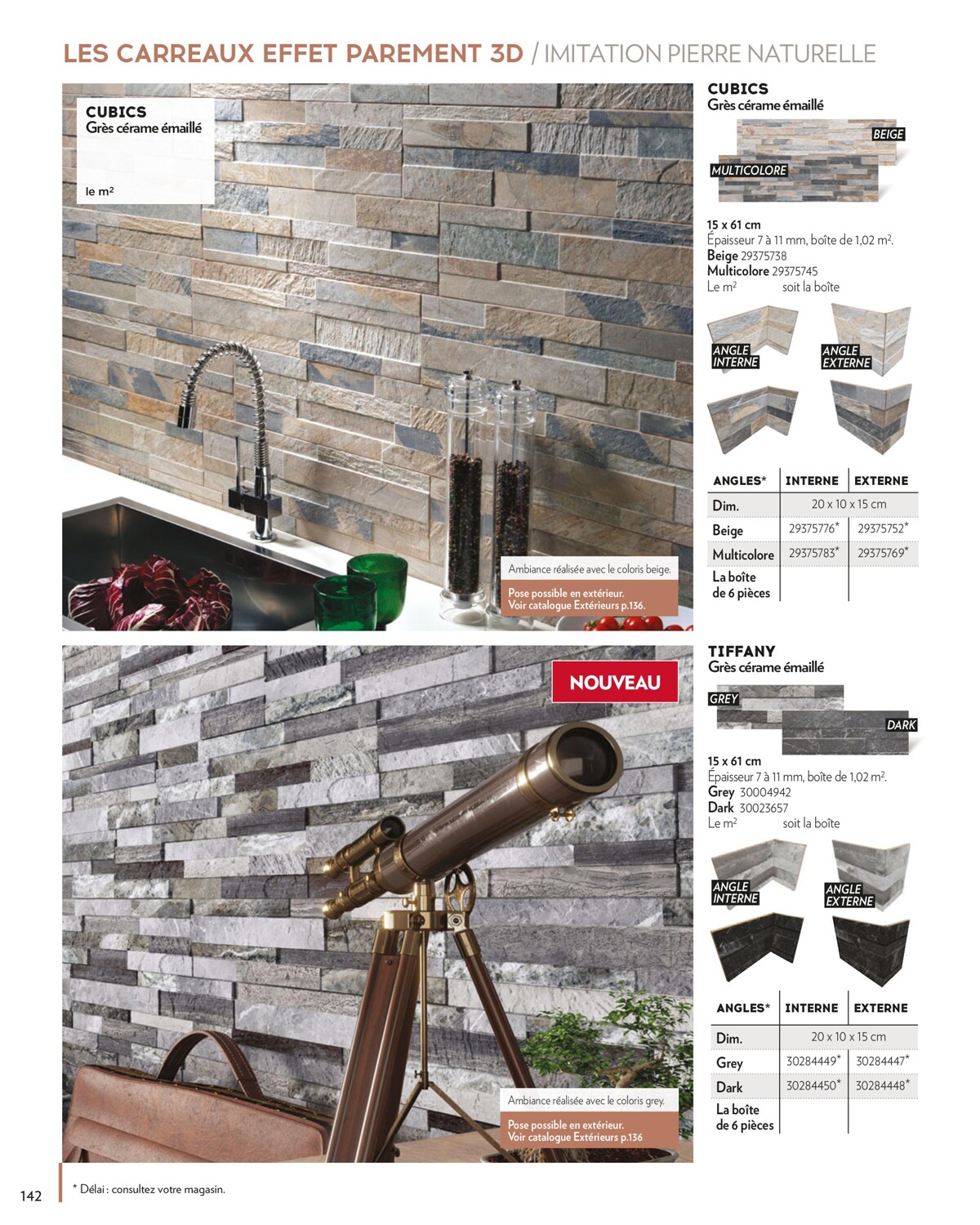 Catalogue SOLS & MURS INTERIEURS , page 00142
