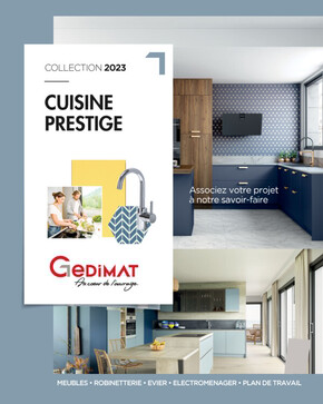 Catalogue Gedimat | CUISINE PRESTIGE | 16/05/2023 - 31/12/2023