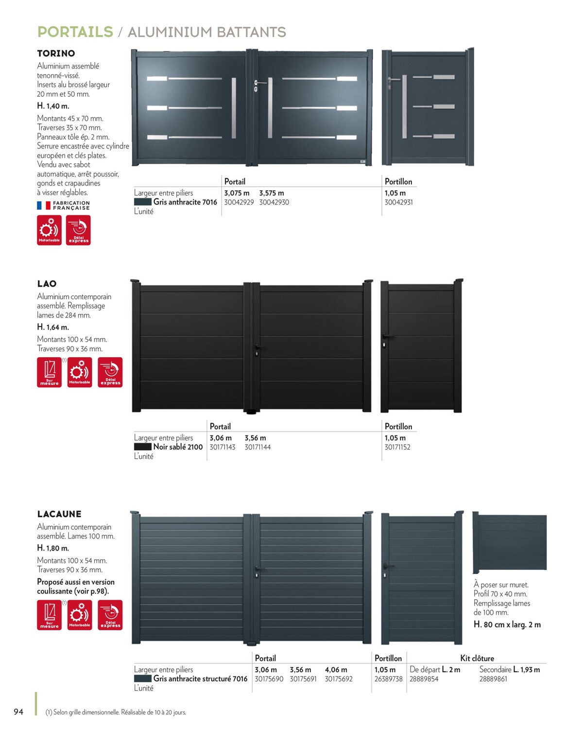 Catalogue AMENAGEMENTS EXTERIEURS, page 00094