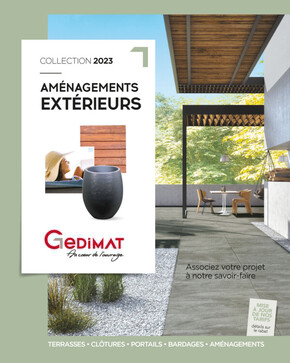 Catalogue Gedimat | AMENAGEMENTS EXTERIEURS | 16/05/2023 - 31/12/2023