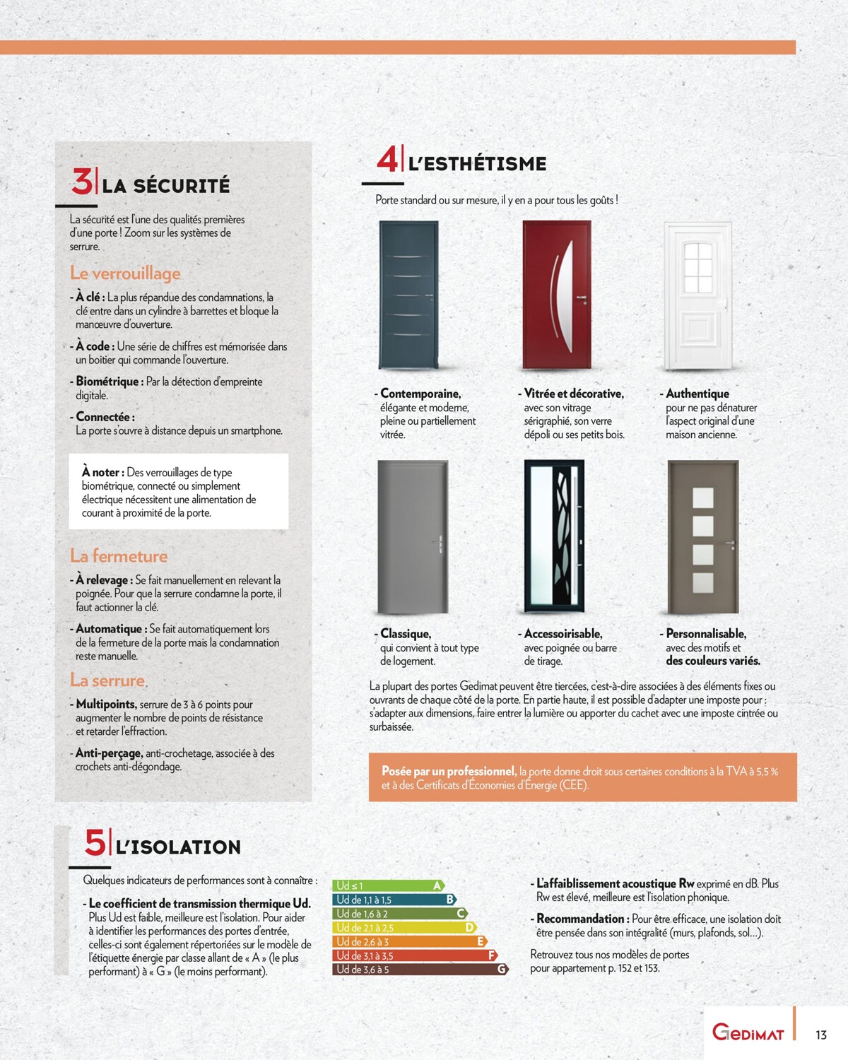 Catalogue MENUISERIES INTERIEURES & EXTERIEURES, page 00013