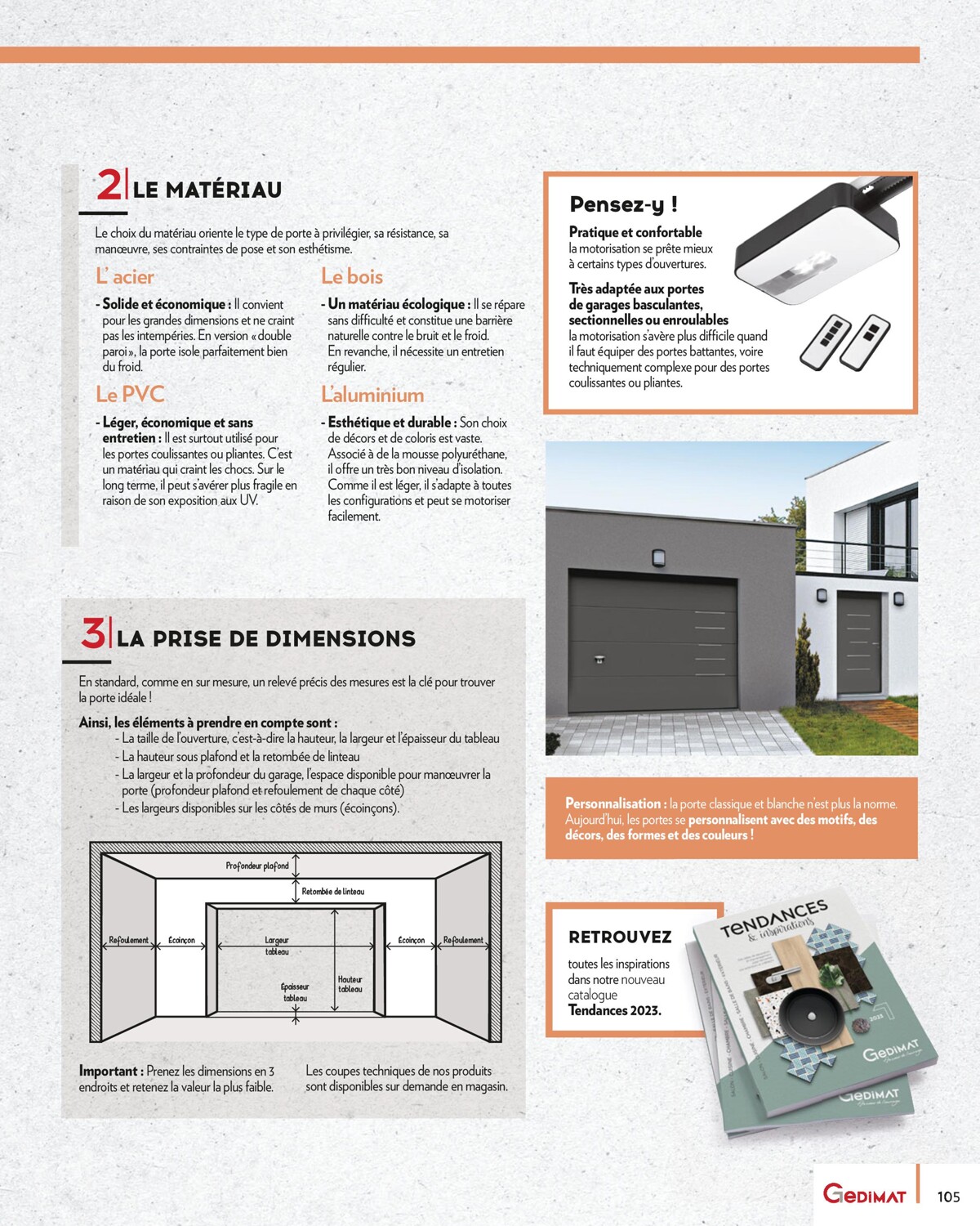 Catalogue MENUISERIES INTERIEURES & EXTERIEURES, page 00105