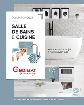 Catalogue Gedimat | SALLE DE BAINS & CUISINE | 16/05/2023 - 31/12/2023