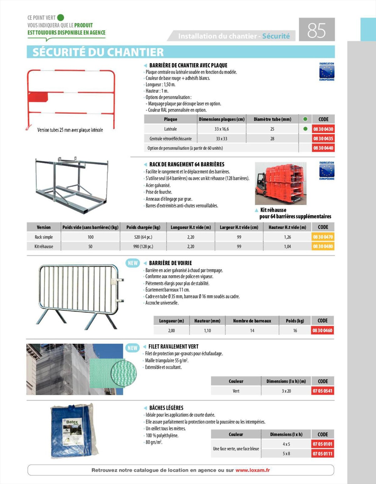Catalogue Loxam Catalogue de vente, page 00087