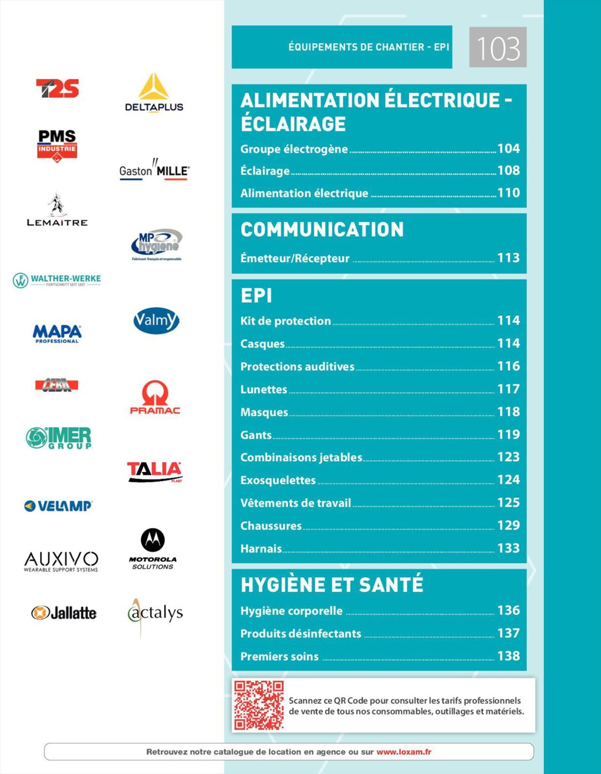 Catalogue Loxam Catalogue de vente, page 00105