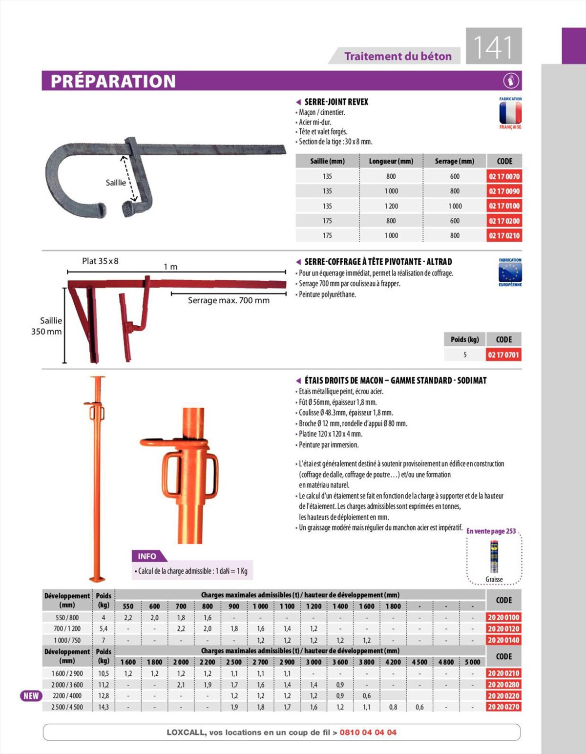 Catalogue Loxam Catalogue de vente, page 00143