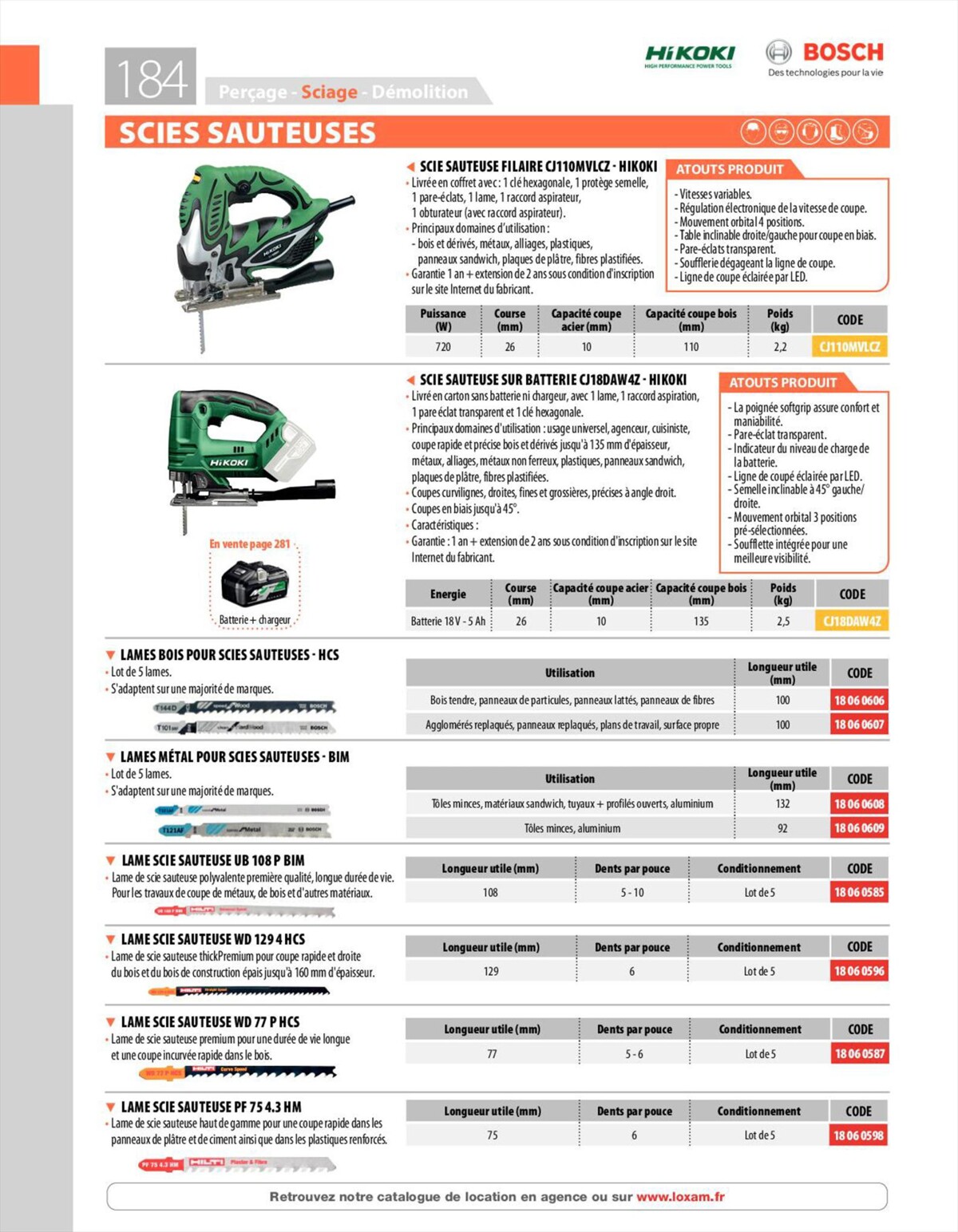 Catalogue Loxam Catalogue de vente, page 00186