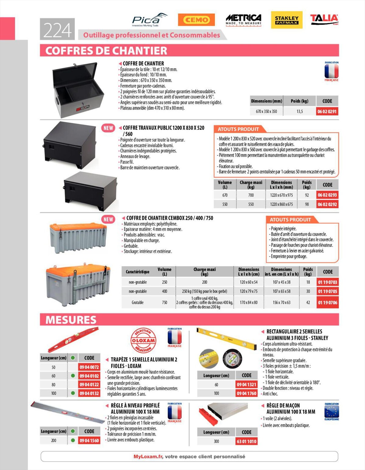 Catalogue Loxam Catalogue de vente, page 00226