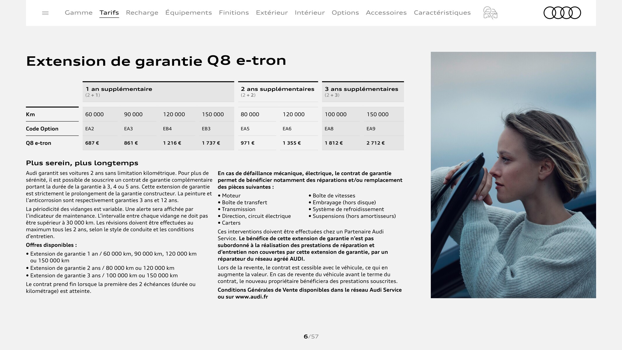 Catalogue Q8 e-tron., page 00006