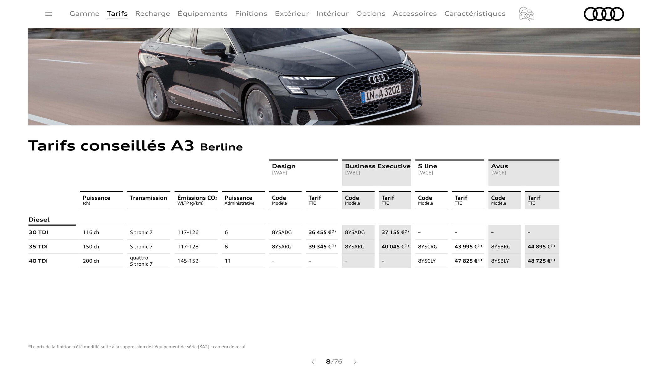 Catalogue A3 Sportback2, page 00008