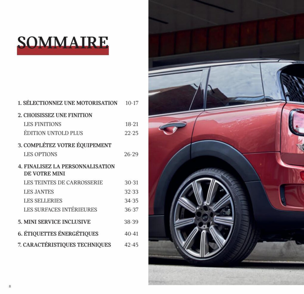 Catalogue MINI CLUBMAN, page 00008