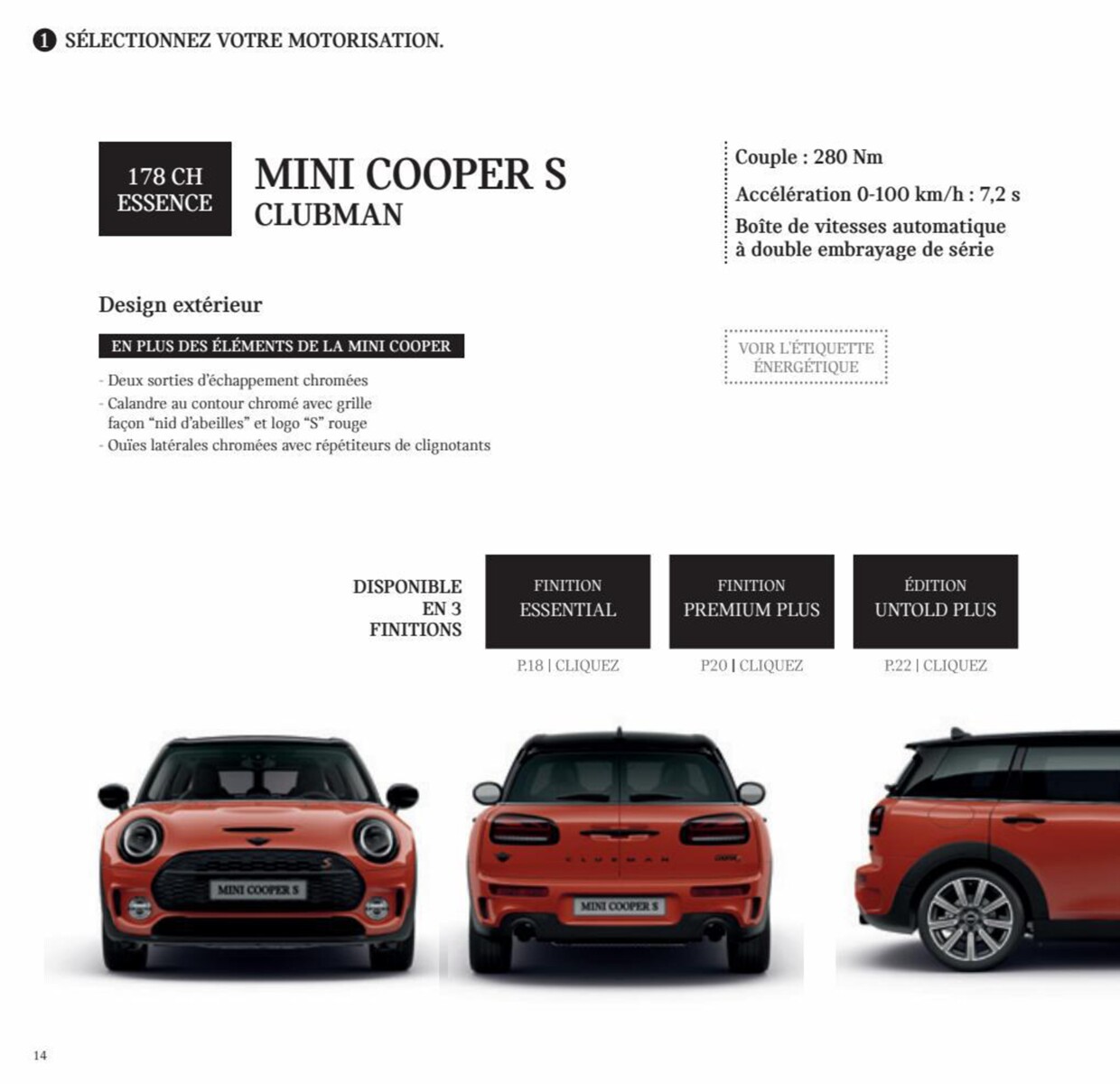 Catalogue MINI CLUBMAN, page 00014