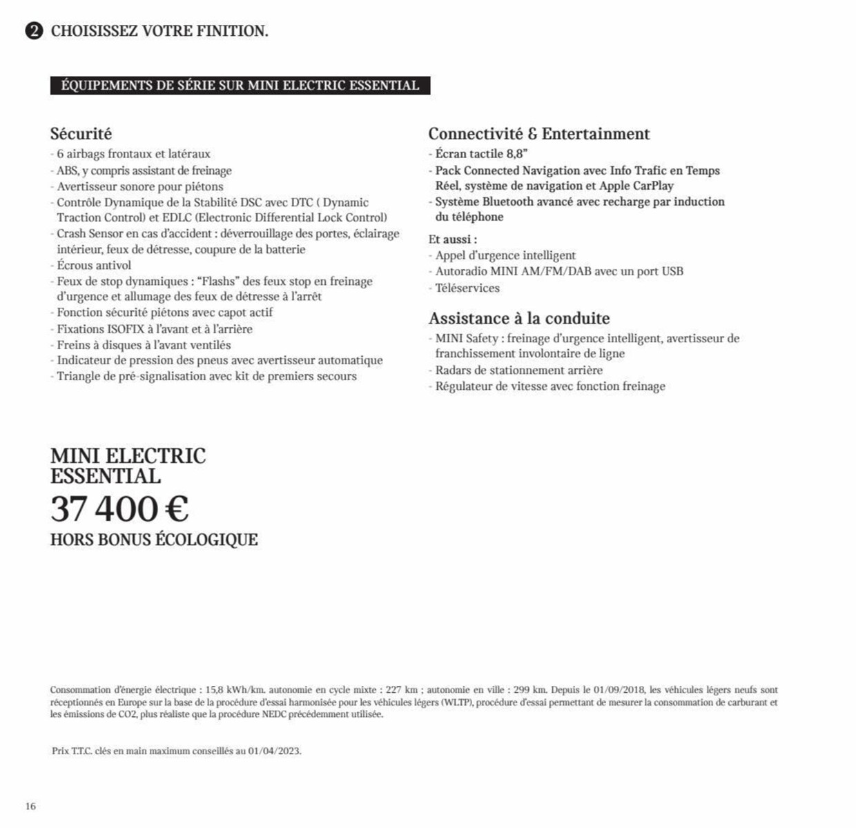 Catalogue MINI ELECTRIC, page 00016