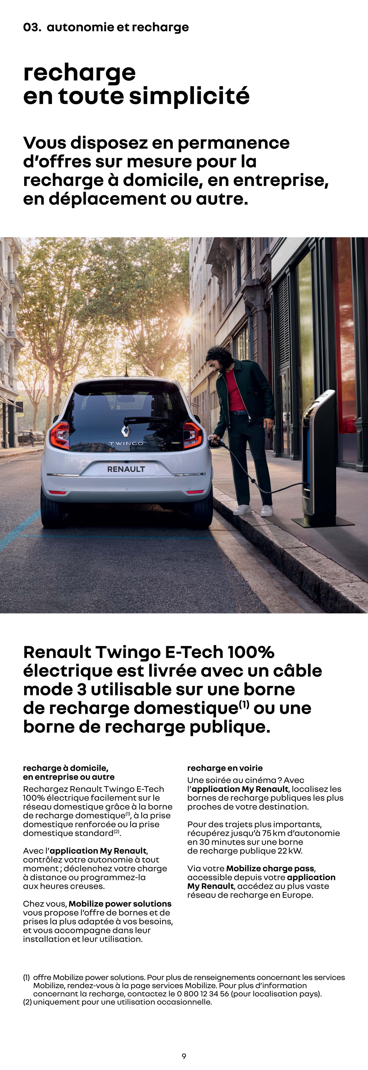 Catalogue Renault Twingo E-Tech 100% Électrique, page 00009