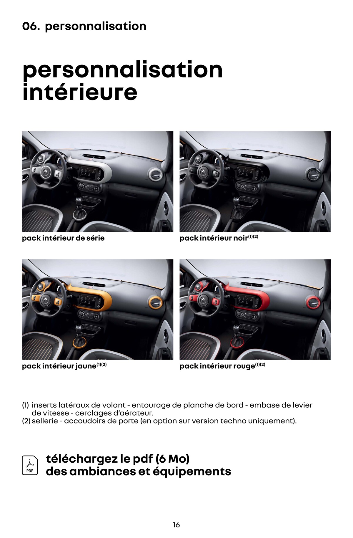 Catalogue Renault Twingo E-Tech 100% Électrique, page 00016