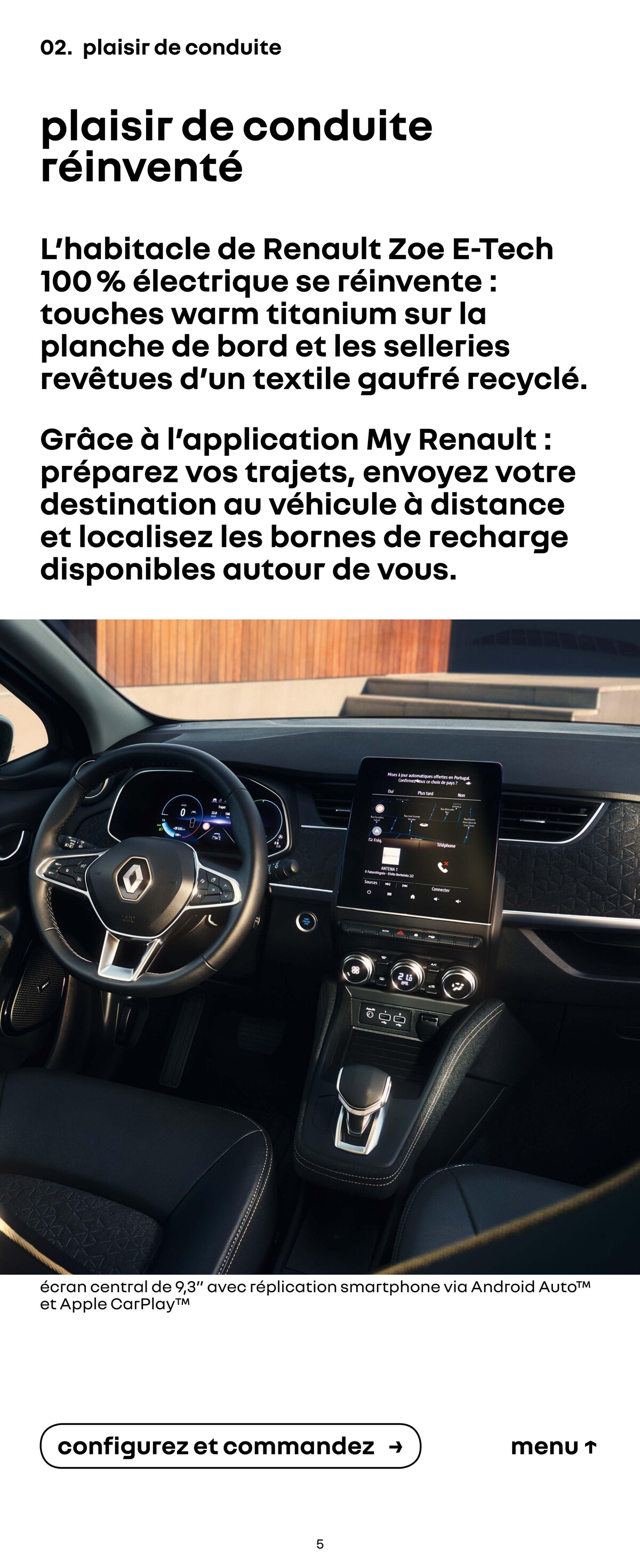Catalogue Renault Zoe E-Tech 100% Électrique, page 00005