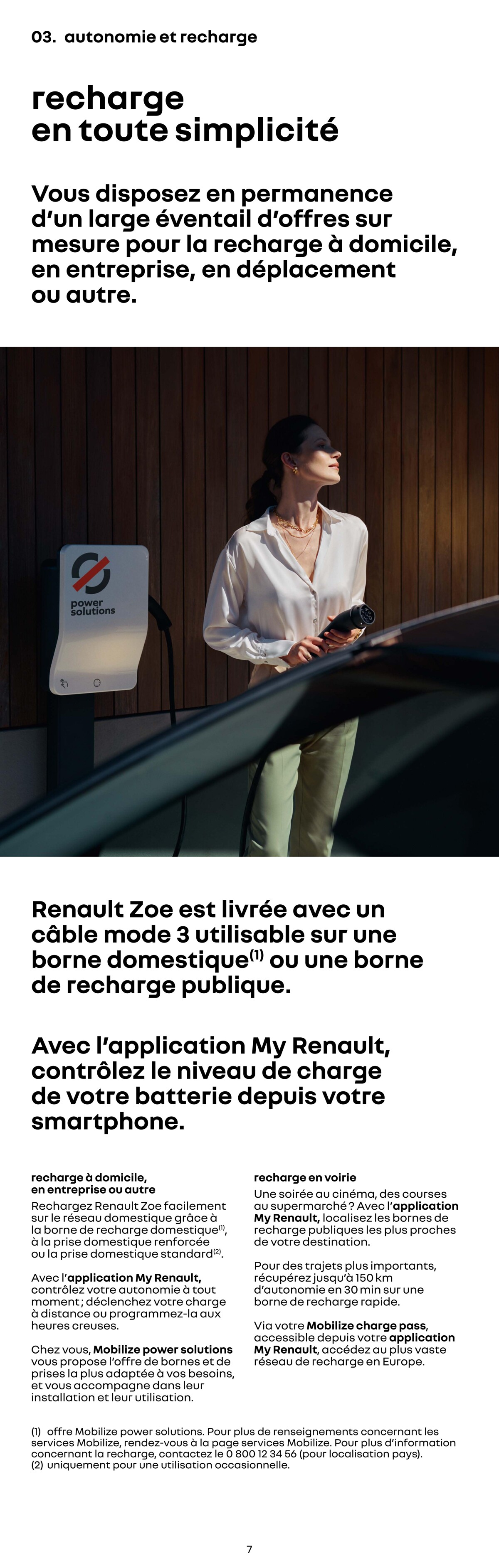 Catalogue Renault Zoe E-Tech 100% Électrique, page 00007