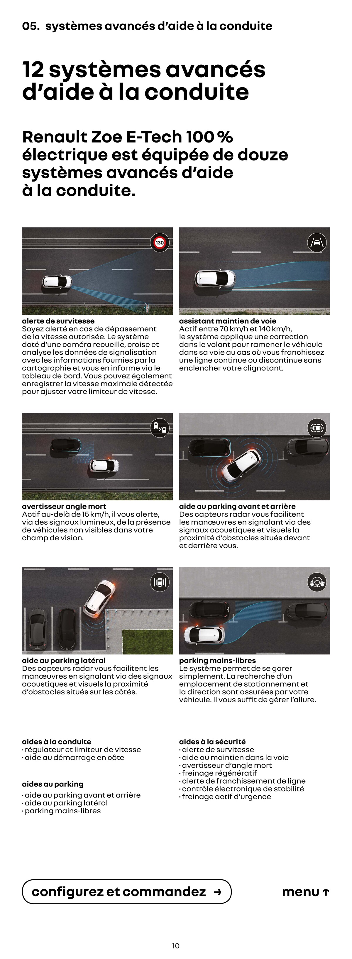 Catalogue Renault Zoe E-Tech 100% Électrique, page 00010