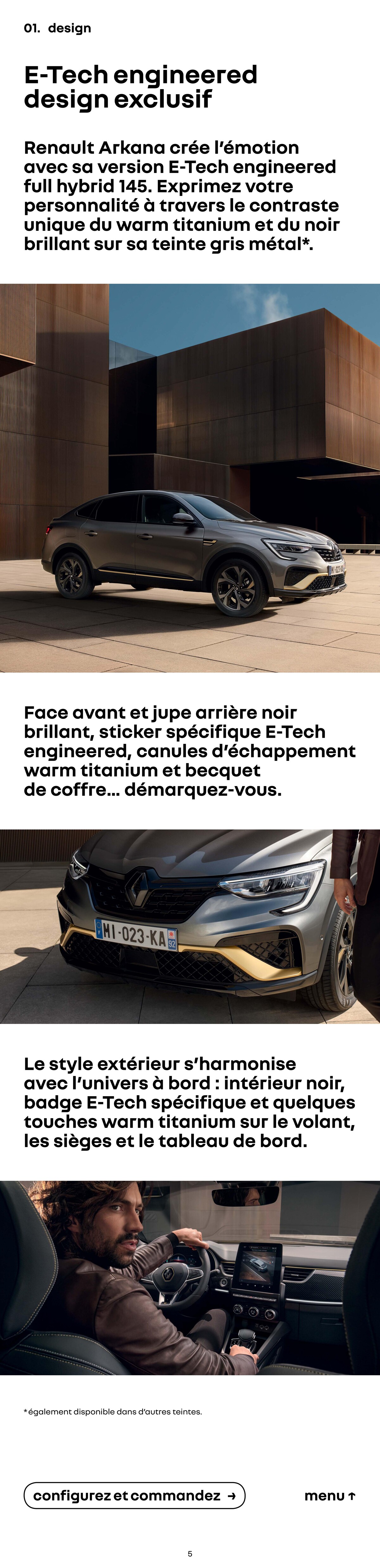 Catalogue Renault Arkana E-Tech Full Hybrid, page 00005