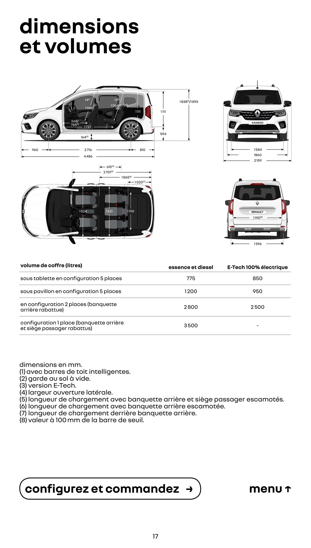 Catalogue Renault Kangoo E-Tech 100% Électrique, page 00013