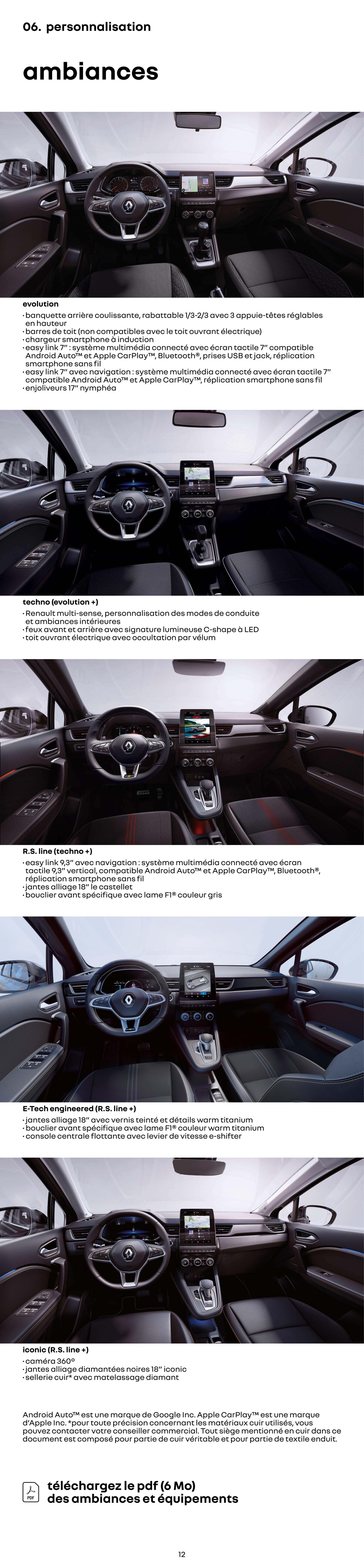 Catalogue Renault Captur, page 00012