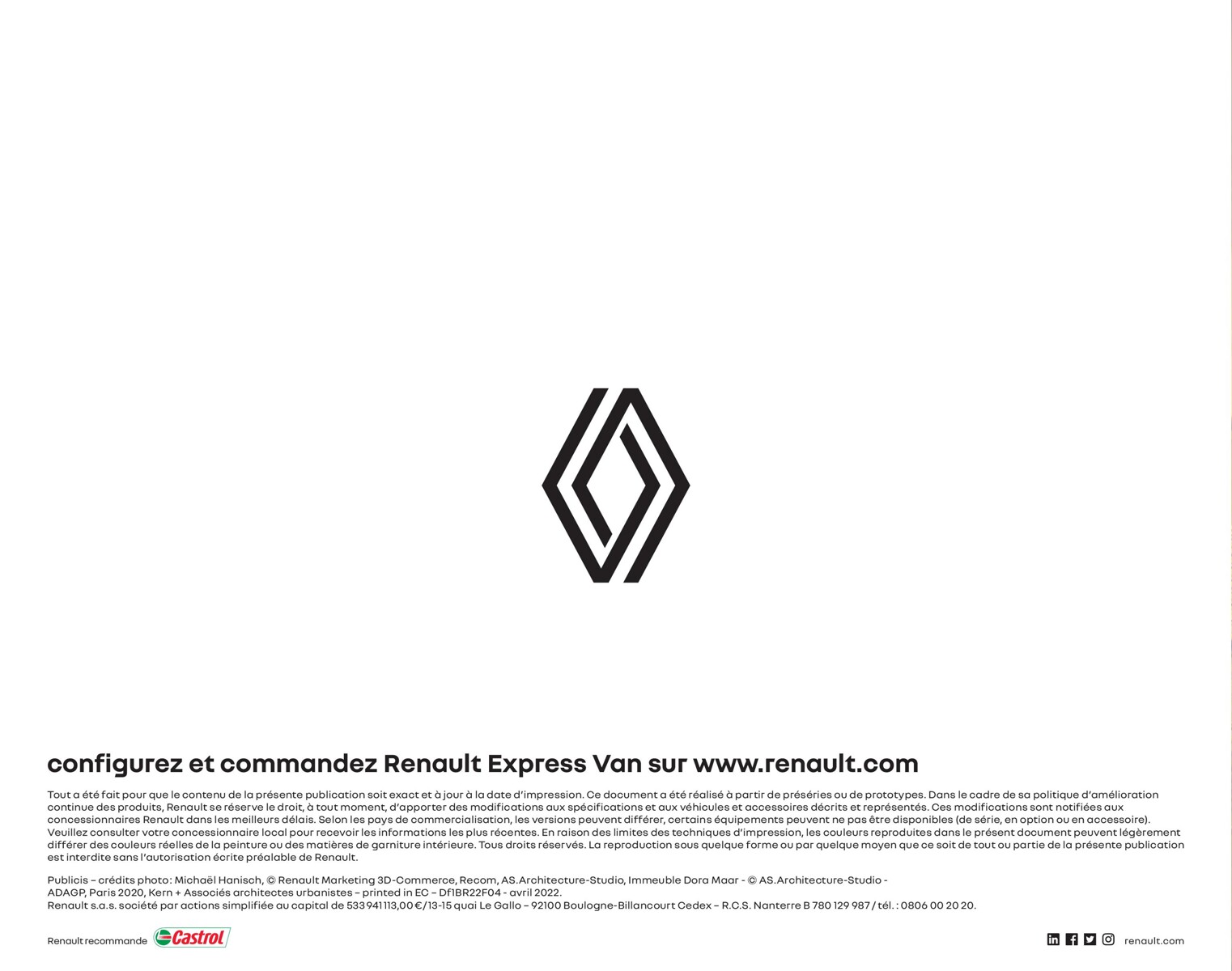 Catalogue Renault Express Van, page 00024