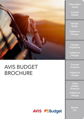 Catalogue Avis | Avis Budget Brochure | 18/05/2023 - 31/12/2023