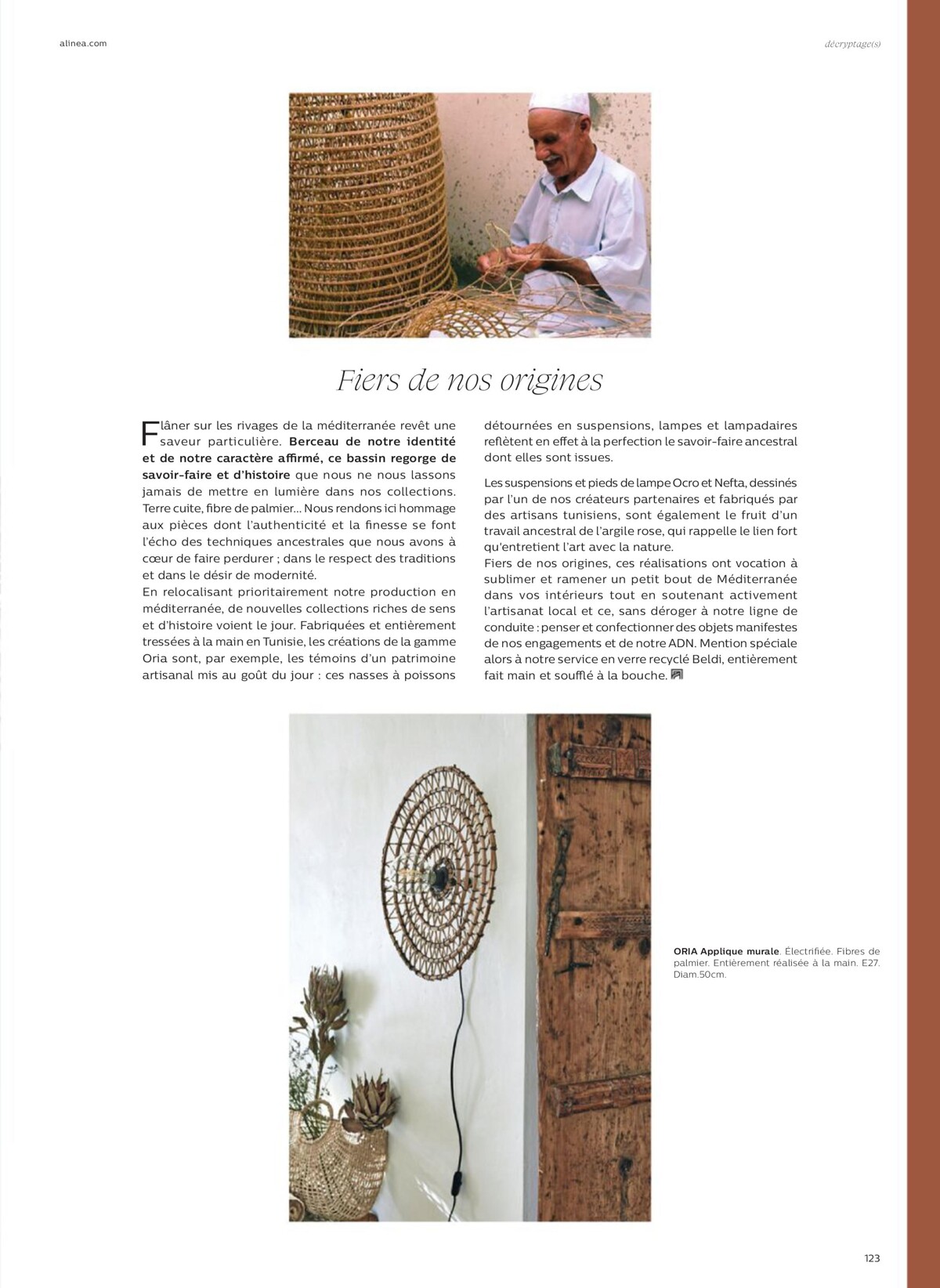 Catalogue Alinéa alinea, dans l'air du temps, page 00121