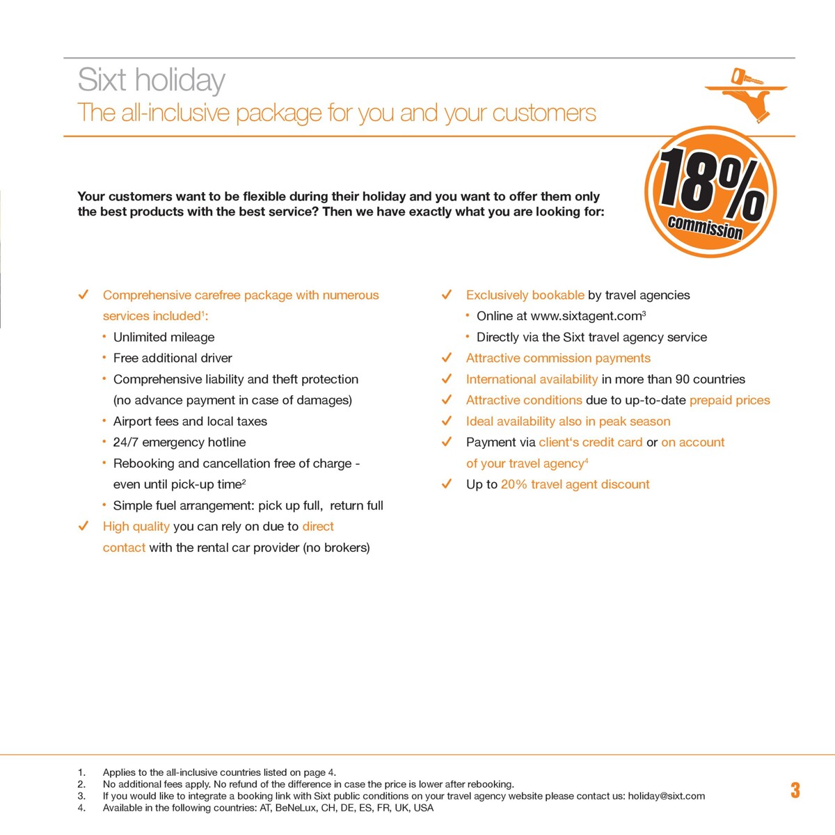 Catalogue Sixt holiday brochure, page 00003