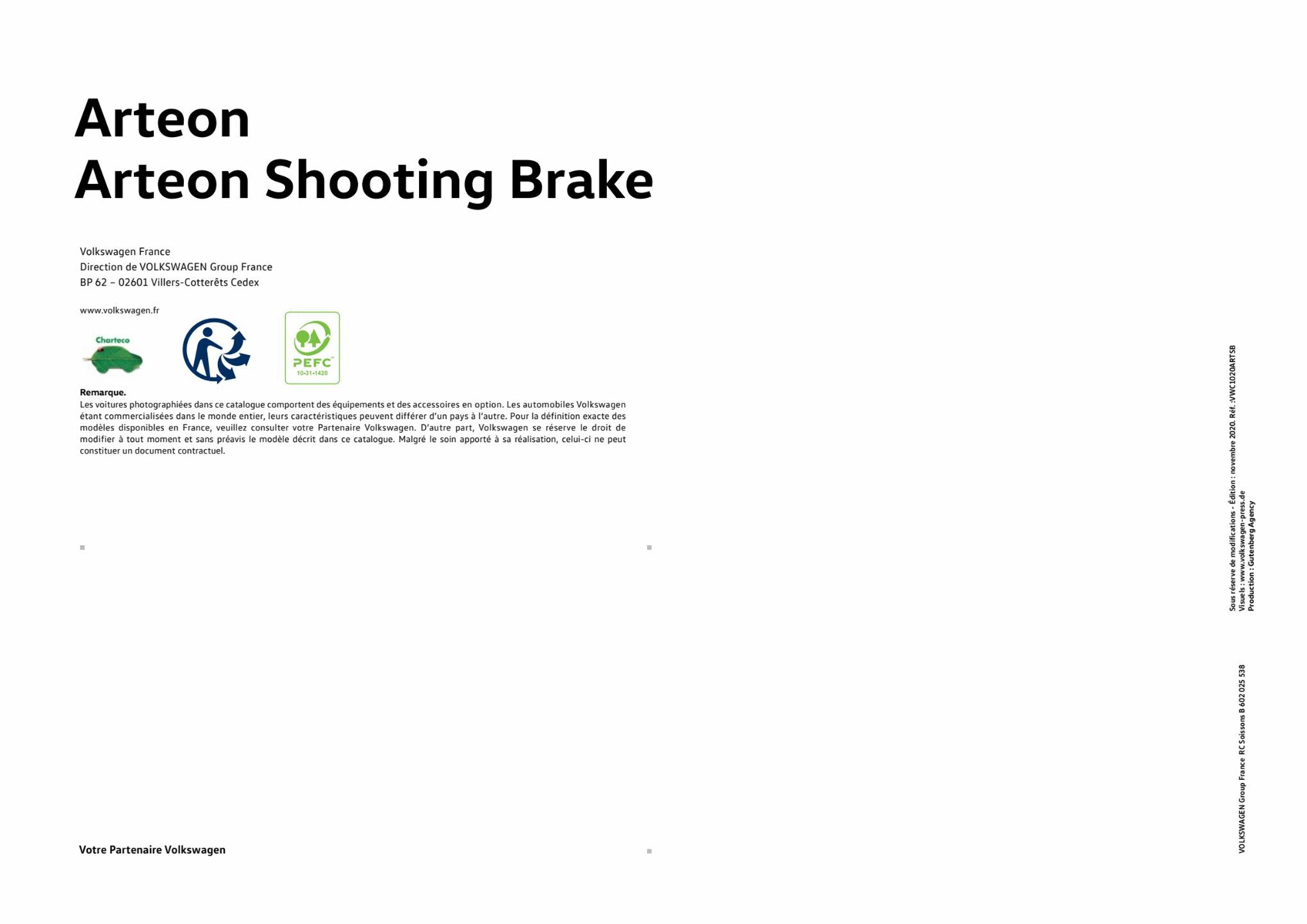 Catalogue ARTEON SHOOTING BRAKE, page 00020