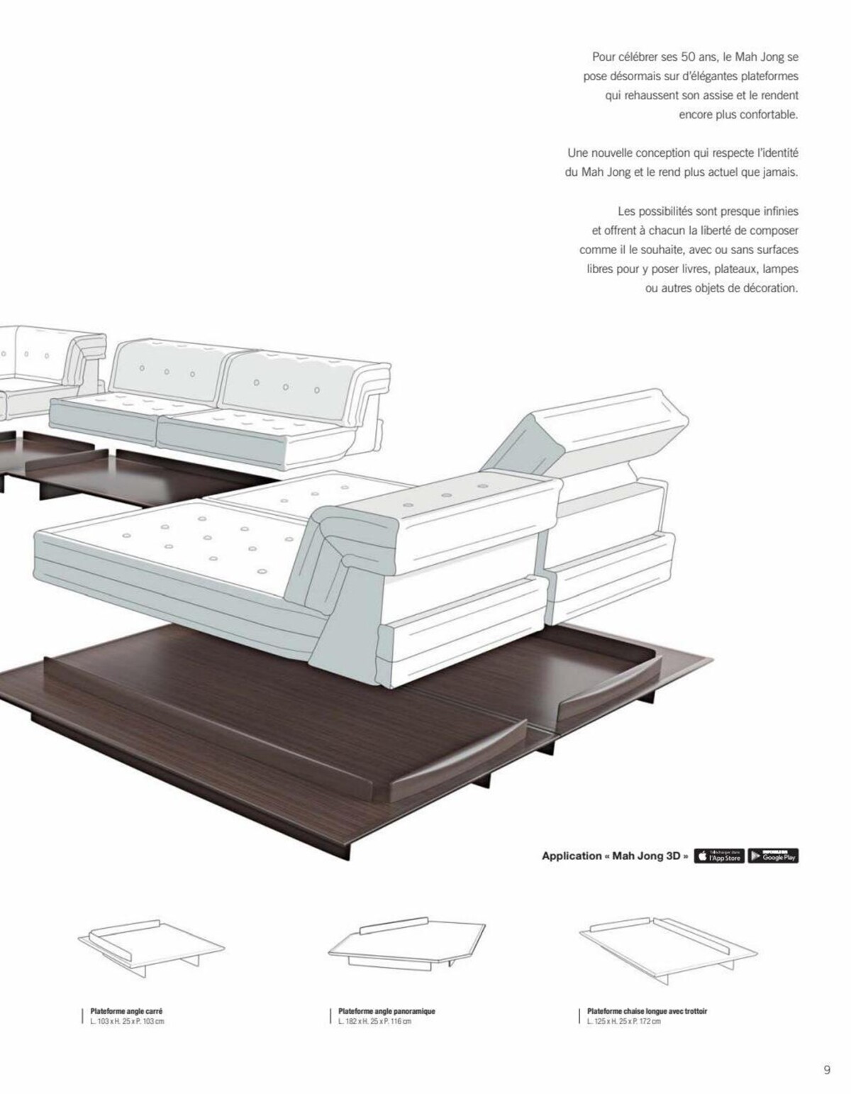 Catalogue Canapé Man Jong - Roche Bobois, page 00009