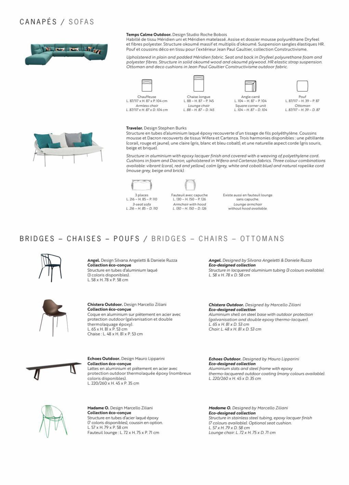 Catalogue Outdoor Collection - Roche Bobois, page 00032