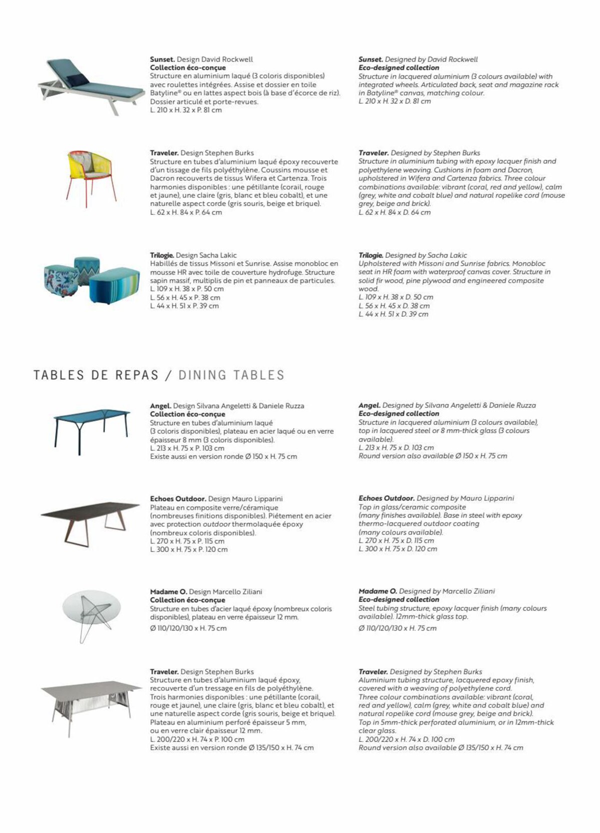 Catalogue Outdoor Collection - Roche Bobois, page 00033