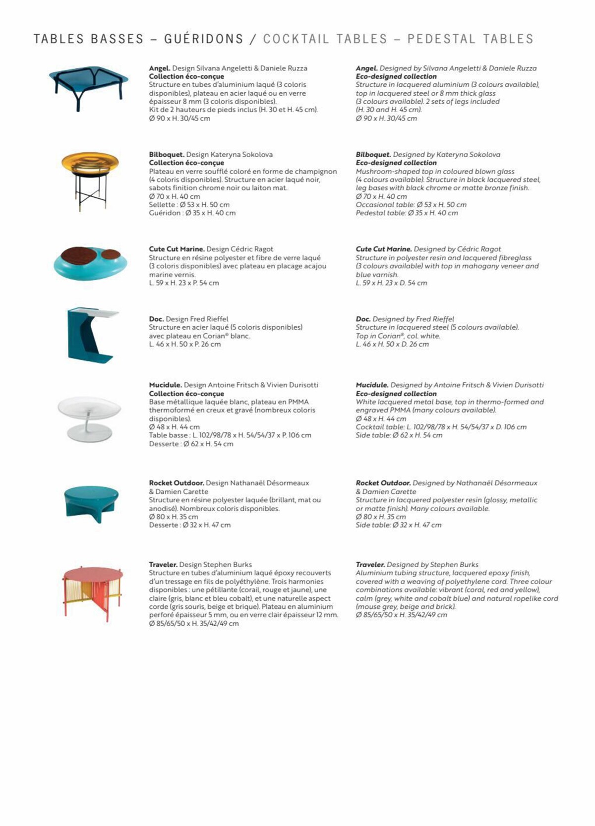 Catalogue Outdoor Collection - Roche Bobois, page 00034