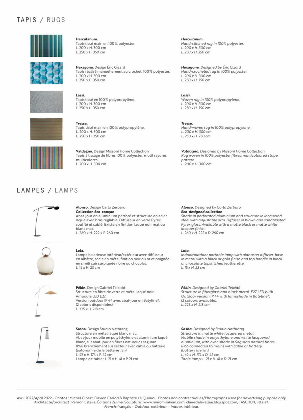 Catalogue Outdoor Collection - Roche Bobois, page 00035