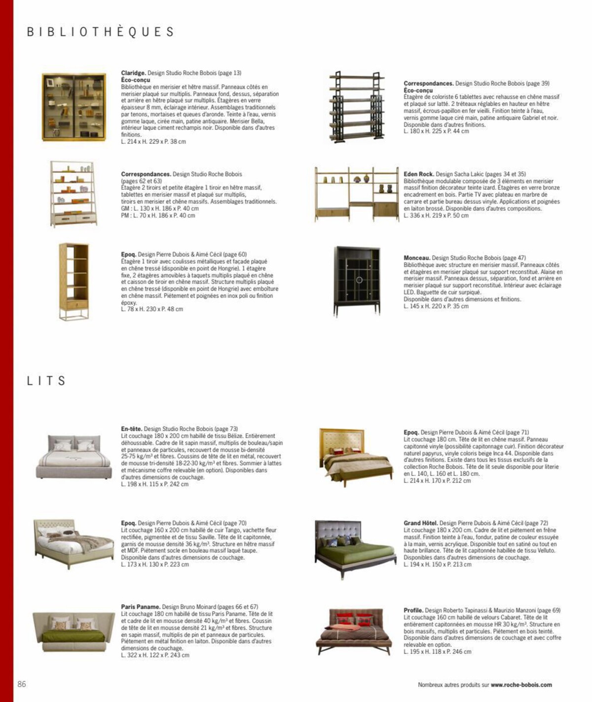 Catalogue Frensh Art de Vivre - Roche Bobois, page 00086