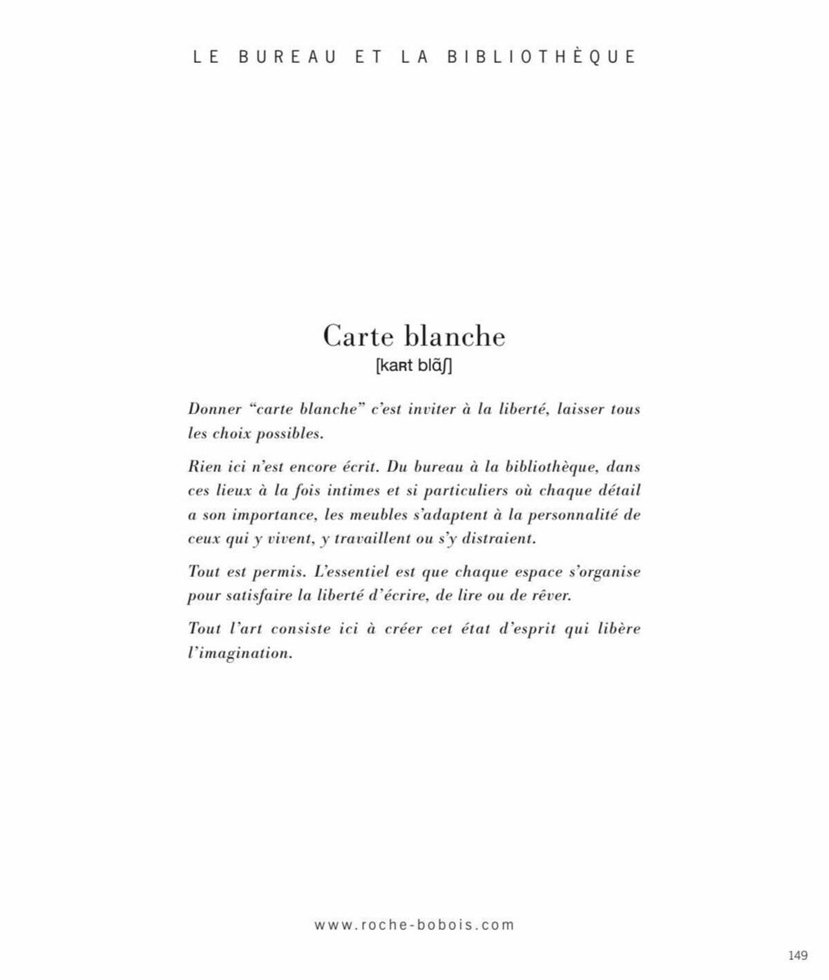 Catalogue Frensh Art de Vivre - Roche Bobois , page 00149