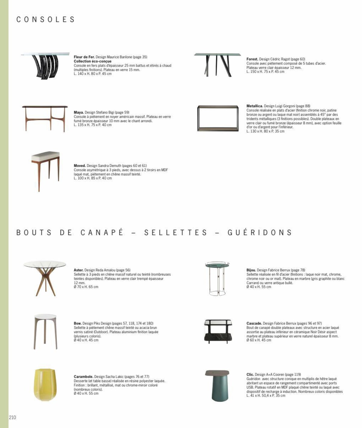 Catalogue Frensh Art de Vivre - Roche Bobois , page 00210