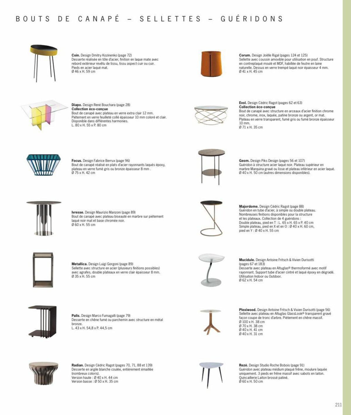 Catalogue Frensh Art de Vivre - Roche Bobois , page 00211