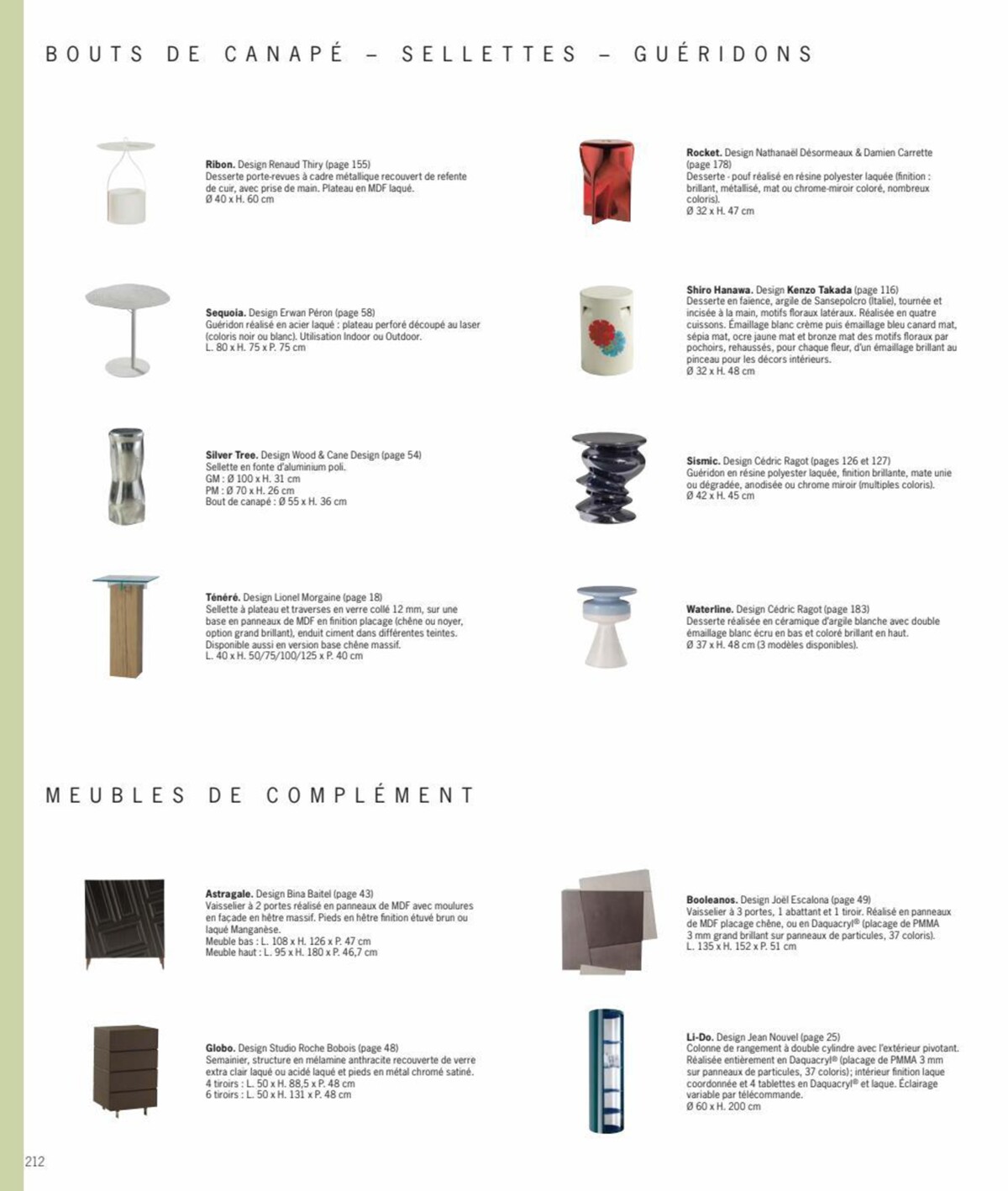 Catalogue Frensh Art de Vivre - Roche Bobois , page 00212