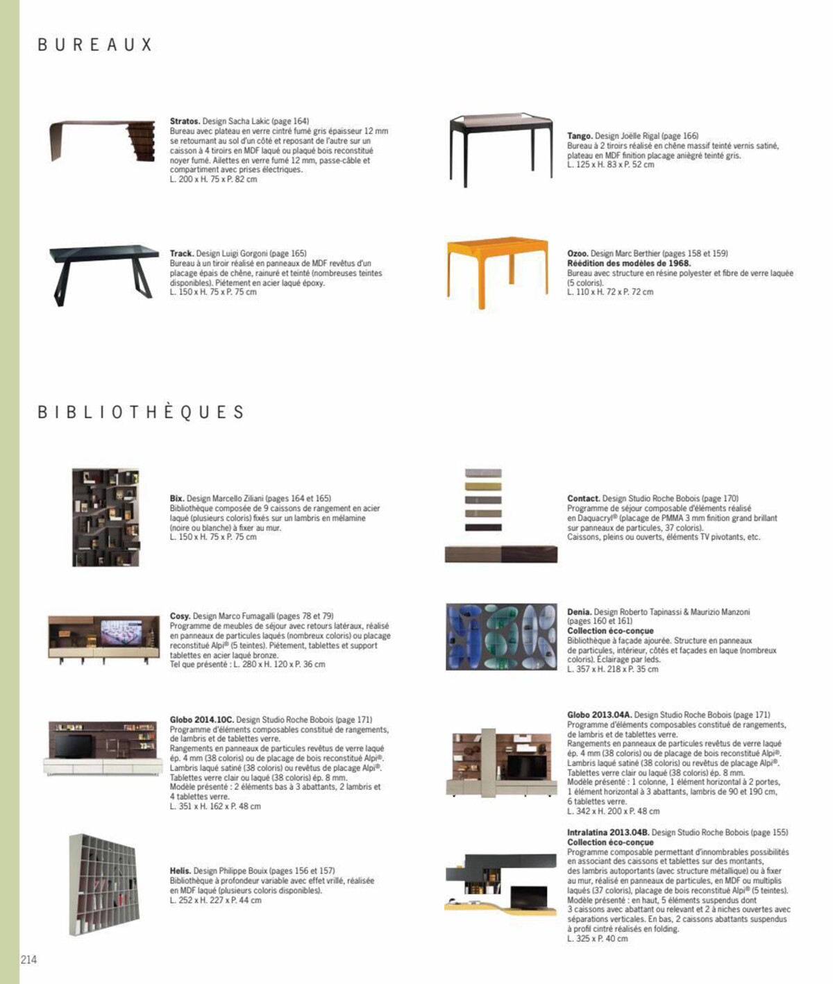 Catalogue Frensh Art de Vivre - Roche Bobois , page 00214