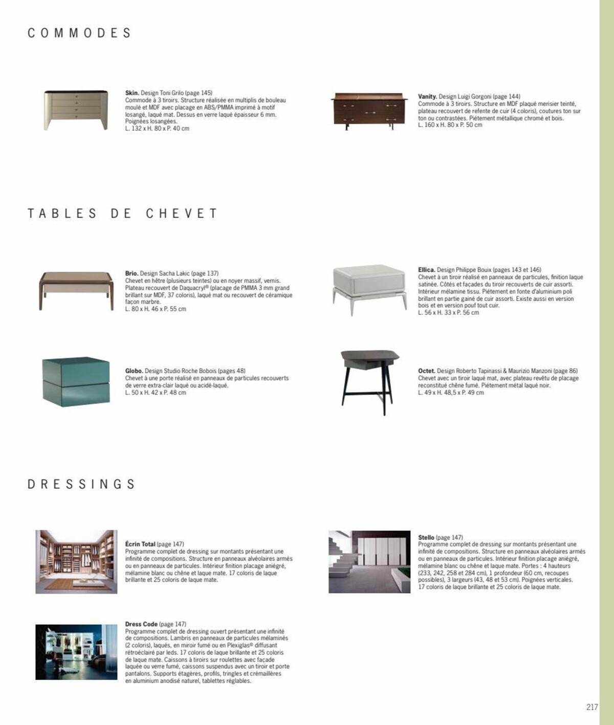 Catalogue Frensh Art de Vivre - Roche Bobois , page 00217