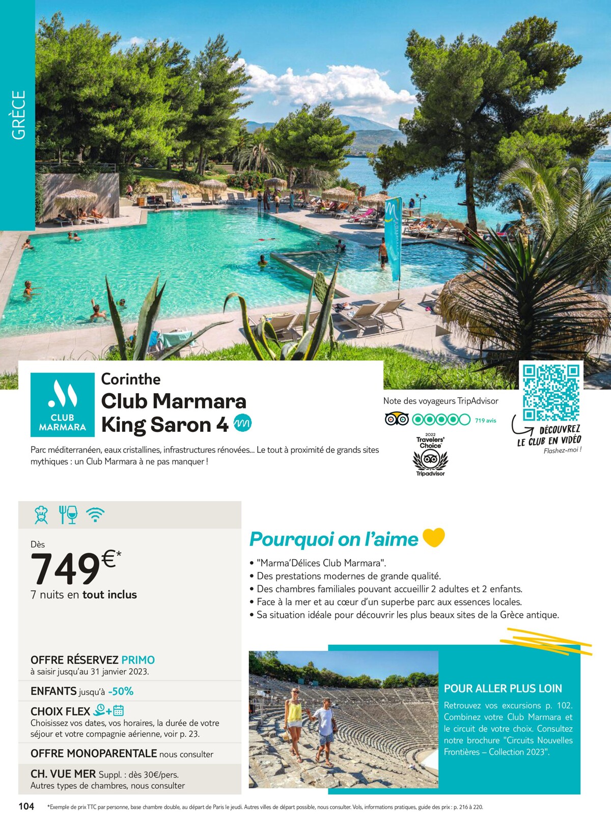 Catalogue Brochure TUI Clubs Collection Eté 2023, page 00106