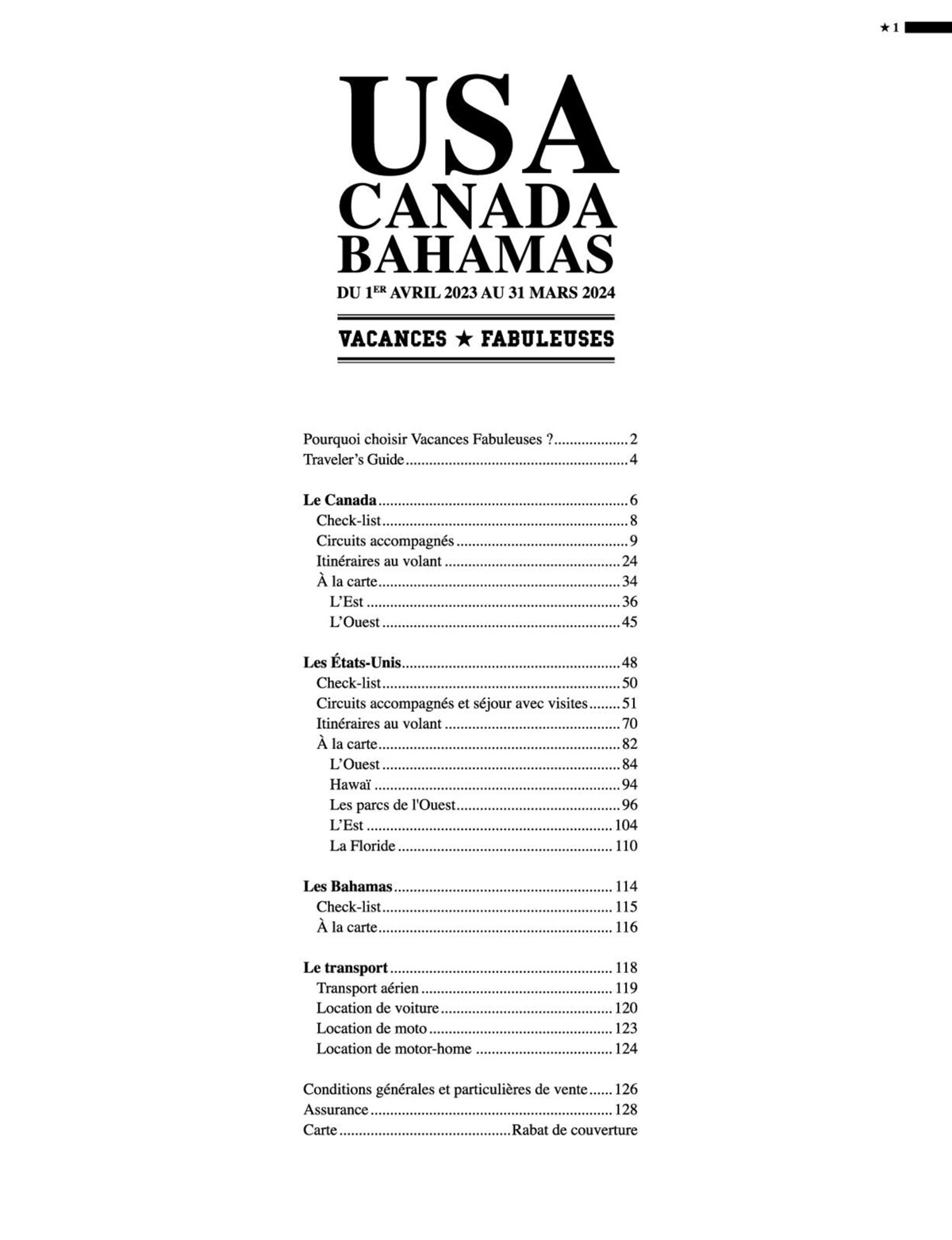 Catalogue USA CANADA 2023-2024, page 00003