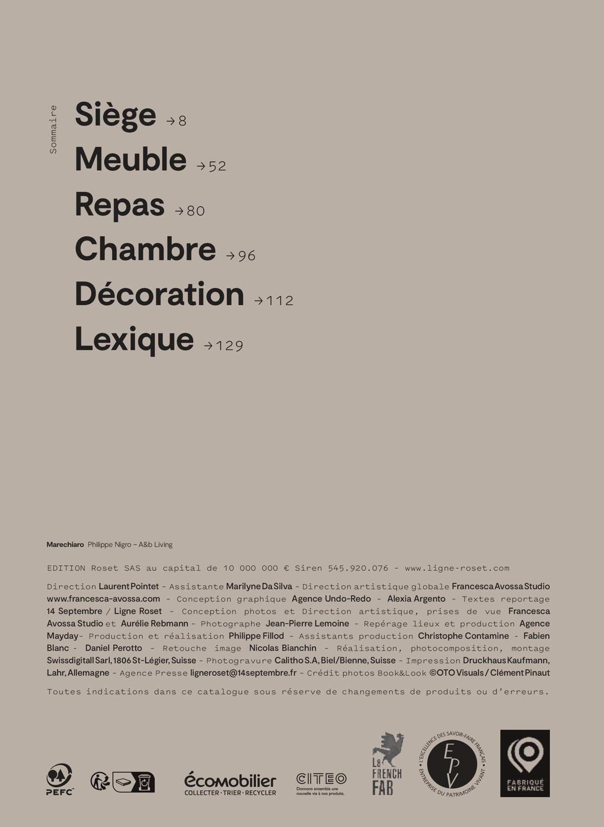 Catalogue Ligne Roset Collection 2023, page 00002